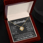 litzzy To My Soulmate Necklace - Knot Love Necklace - Valentine Gift For Wife, Girlfriend, Soulmate Jewelry   