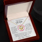 litzzy To My Beautiful Wife - I Married You Because I Cant Live Without You - Love Knot Necklace - To My Wife, Gift For Wife - Valentine's Day Gift Jewelry   
