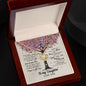 litzzy To My Daughter - Dance In The Rain - Gift For Daughter From Dad - To My Daughter Love Knot Necklace Jewelry   