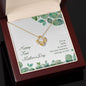 litzzy Litzzy Love Knot Necklace To my Mom, First Mother's Day  Mothers Day Jewelry, Necklace gifts set from Son, Daughter Jewelry   