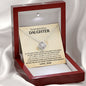 litzzy To My Beautiful Daughter - Dance In The Rain - Love Knot Necklace jewelry   