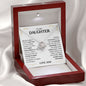 litzzy To My Daughter - I Will Always Have Your Back - Love Knot Necklace jewelry   