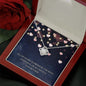 litzzy Litzzy Love Knot Necklace To my Mom, All of Us are guarded by the most powerful of all Angels Mothers day Jewelry, Gifts set Jewelry   