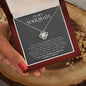 litzzy To My Soulmate - Turn Back The Clock - Valentine's Day Gifts for Her - Love Knot Necklace - Necklace Gift For Her, Wife, Girlfriend, Anniversary, Wedding, Valentine, Birthday with Message Card Jewelry Luxury Box  