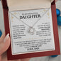 litzzy To My Beautiful Daughter - Hold This Close - Love Knot Necklace jewelry   