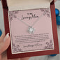 litzzy Litzzy Love Knot Necklace To my Mom, I Am Forever Grateful  Mothers Day Jewelry, Necklace gifts set from Son, Daughter Jewelry   