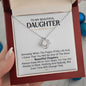 litzzy To My Beautiful Daughter - Pages Of My Life - Love Knot Necklace jewelry   