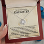 litzzy To My Beautiful Daughter - Dance In The Rain - Love Knot Necklace jewelry   