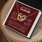 litzzy My Beautiful Soulmate | Love & Light - Interlocking Hearts Necklace - Valentine's Day Gift Necklace SO Jewelry   