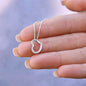litzzy To My Beautiful Soulmate - Missing Piece - Delicate Heart Necklace - To My Soulmate - Gift For Soulmate Jewelry   