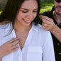 litzzy To My Beautiful Soulmate - Missing Piece - Delicate Heart Necklace - To My Soulmate - Gift For Soulmate Jewelry   