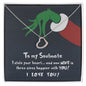 litzzy To My Soulmate - I Stole Your Heart - Necklace Gift For Wife, Girlfriend, Anniversary, Valentine, Birthday With Message Card Jewelry 14K White Gold Finish Standard Box 