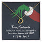 litzzy To My Soulmate - I Stole Your Heart - Necklace Gift For Wife, Girlfriend, Anniversary, Valentine, Birthday With Message Card Jewelry 18k Yellow Gold Finish Standard Box 