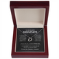 litzzy To My Beautiful Soulmate - Missing Piece - Delicate Heart Necklace - To My Soulmate - Gift For Soulmate Jewelry 14K White Gold Finish Luxury Box 