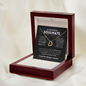 litzzy To My Beautiful Soulmate - Missing Piece - Delicate Heart Necklace - To My Soulmate - Gift For Soulmate Jewelry 18k Yellow Gold Finish Luxury Box 