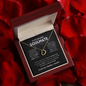 litzzy To My Beautiful Soulmate - Missing Piece - Delicate Heart Necklace - To My Soulmate - Gift For Soulmate Jewelry   