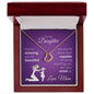 litzzy You're Amazing, Litzzy To My Daughter Jewelry 18k Yellow Gold Finish Luxury Box w/LED 