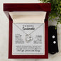 litzzy To My Beautiful Soulmate - If I Could Give You One Thing In Life - Forever Love Necklace and Cubic Zirconia Earring Set - To My Soulmate, Gift For Soulmate Jewelry   