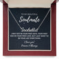 litzzy To My Beautiful Soulmate - I May Not Be Your First - Customize Name Necklace - To My Soulmate, Gift For Soulmate Jewelry   