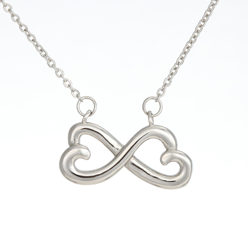 litzzy To My Beautiful Daughter - When You Took Your First Breath I Told You I Love You - Heart-Shaped Infinity Symbol jewelry   