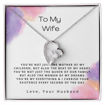 litzzy To My Wife - You're Not Just the Mother Of My Childern - Forever Love Necklace - To My Wife, Gift For Wife Jewelry   