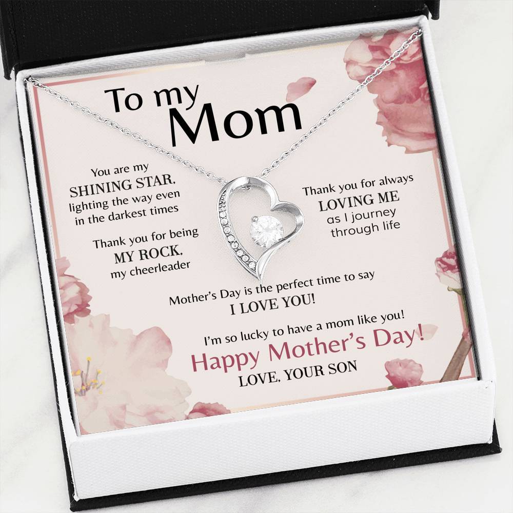 litzzy To My Mom - Forever Love - I Love You Mother Jewelry   