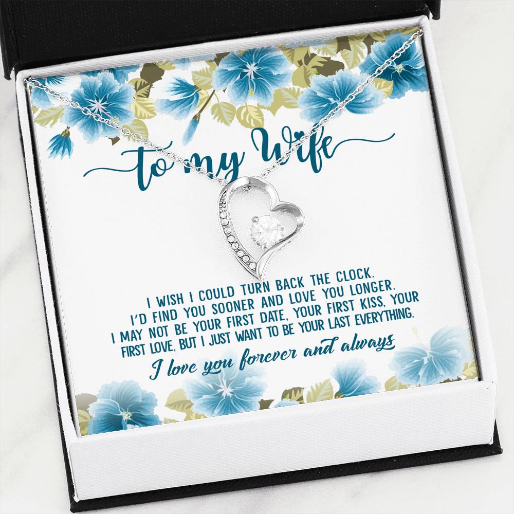 litzzy To my Wife - Birthday Anniversary or any Occasion Gifts - Necklace Gift For Wife, Girlfriend - Litzzy Forever Love Necklace Jewelry   
