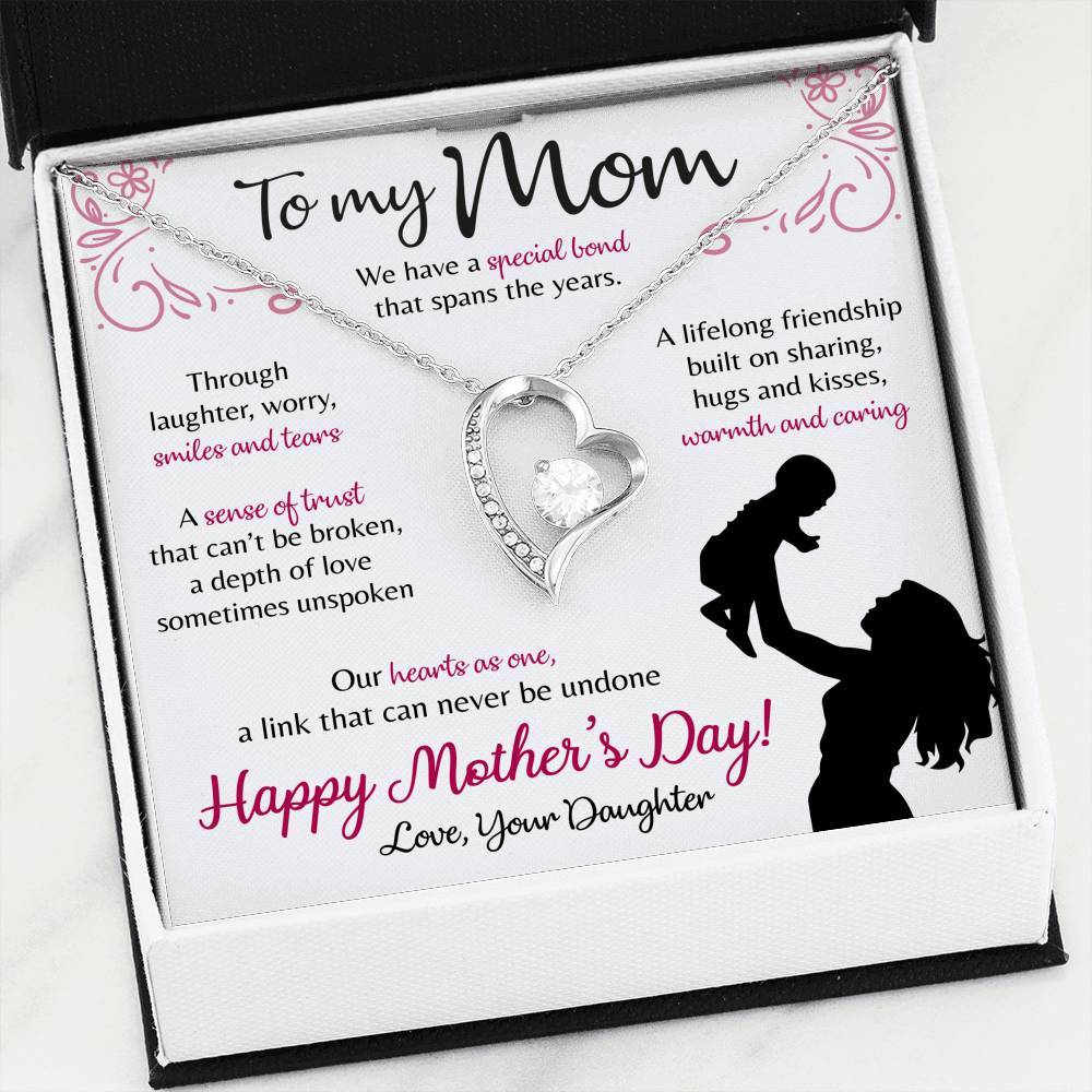 litzzy To My Mom - Forever Love - Our Heart as One Jewelry   