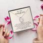 litzzy To My Soulmate - Valentine Gift - Necklace Gift For Her, Wife, Girlfriend, Anniversary, Wedding, Valentine, Birthday with Message Card Jewelry   