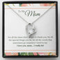 litzzy Litzzy Forever Love Necklace To my Mom, I Love You Mom I Really Do  Mothers Day Jewelry, Necklace gifts set from Son, Daughter Jewelry   