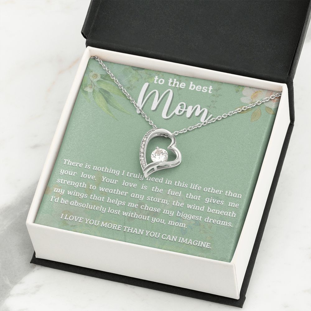 litzzy Mom - Your Love - Forever Love Necklace - Litzzy Mother's Day Gifts Necklace Jewelry   