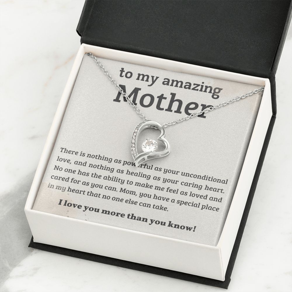 litzzy Mother - A Special Place - Forever Love Necklace - Litzzy Mother's Day Gifts Necklace Jewelry   