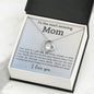 litzzy Litzzy Forever Love Necklace To my Mom, Your love is a gift Mothers Day Jewelry, Necklace gifts set from Son, Daughter Jewelry   