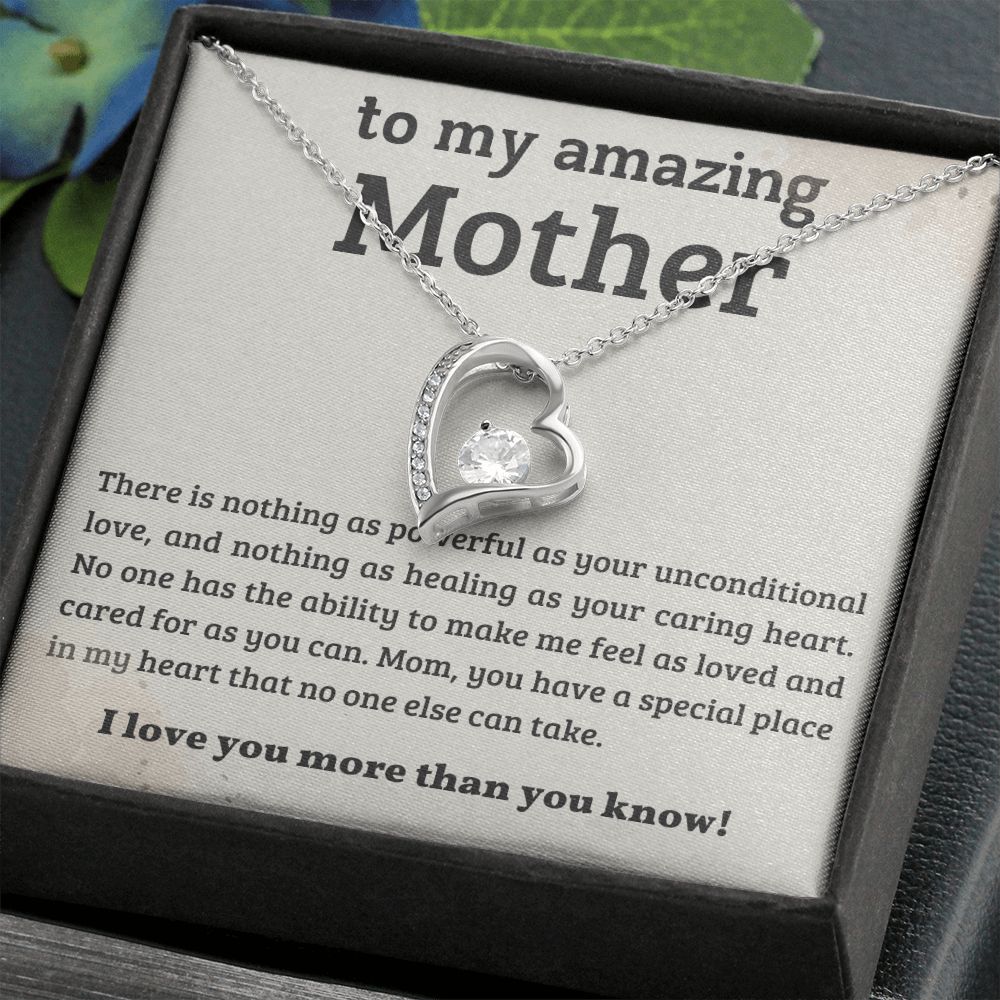 litzzy Mother - A Special Place - Forever Love Necklace - Litzzy Mother's Day Gifts Necklace Jewelry   