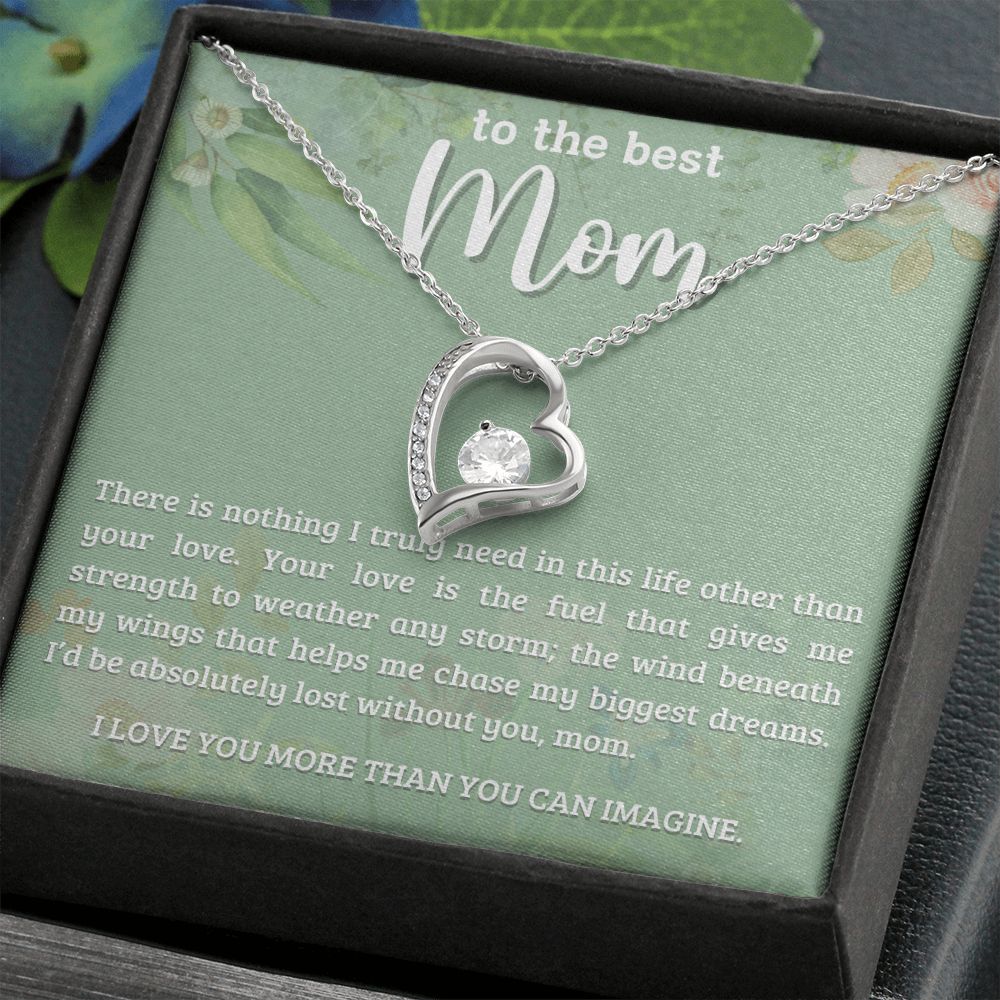 litzzy Mom - Your Love - Forever Love Necklace - Litzzy Mother's Day Gifts Necklace Jewelry   