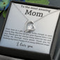 litzzy Litzzy Forever Love Necklace To my Mom, Your love is a gift Mothers Day Jewelry, Necklace gifts set from Son, Daughter Jewelry   