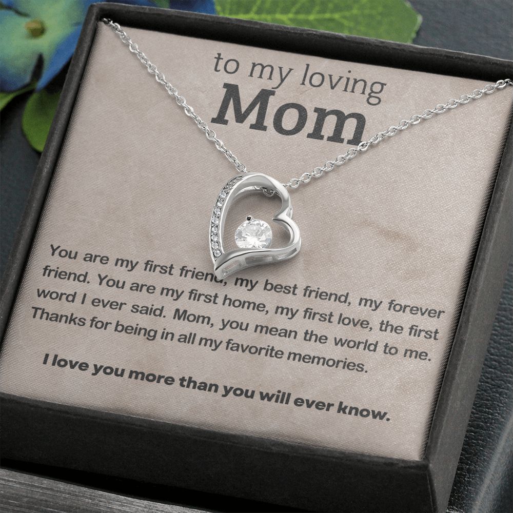 litzzy Mom - Favorite Memories - Forever Love Necklace - Litzzy Mother's Day Gifts Necklace Jewelry   