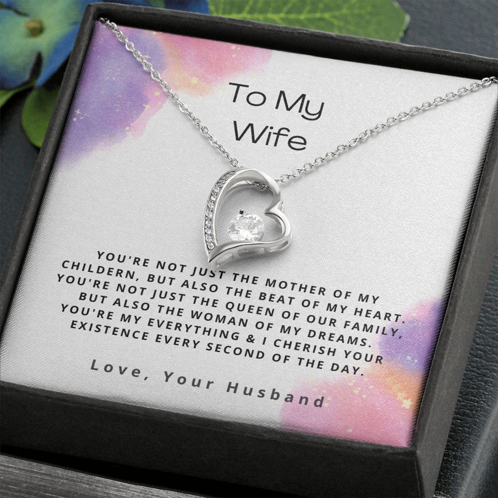 litzzy To My Wife - You're Not Just the Mother Of My Childern - Forever Love Necklace - To My Wife, Gift For Wife Jewelry   