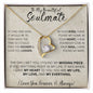 litzzy To My Soulmate Necklace, Gift for Wife Girlfriend Fiancée, Anniversary Necklace, Valentine's Day Necklace - Litzzy Forever Love Necklace Jewelry   