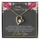 litzzy To My Future Wife - I promise to be your best friend - Forever Love Necklace - To My Future Wife, Gift For Wife SO Jewelry 18k Yellow Gold Finish Standard Box 