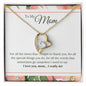 litzzy Litzzy Forever Love Necklace To my Mom, I Love You Mom I Really Do  Mothers Day Jewelry, Necklace gifts set from Son, Daughter Jewelry 18k Yellow Gold Finish Standard Box 