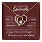 litzzy My Beautiful Soulmate | Love & Light - Forever Love Necklace - Valentine's Day Gift Necklace SO Jewelry 18k Yellow Gold Finish Standard Box 