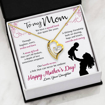 litzzy To My Mom - Forever Love - Our Heart as One Jewelry   