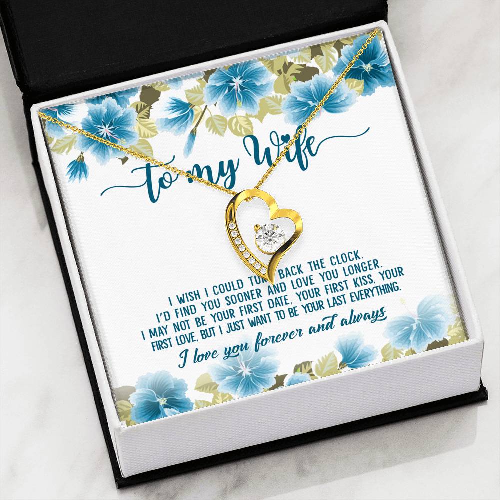 litzzy To my Wife - Birthday Anniversary or any Occasion Gifts - Necklace Gift For Wife, Girlfriend - Litzzy Forever Love Necklace Jewelry   