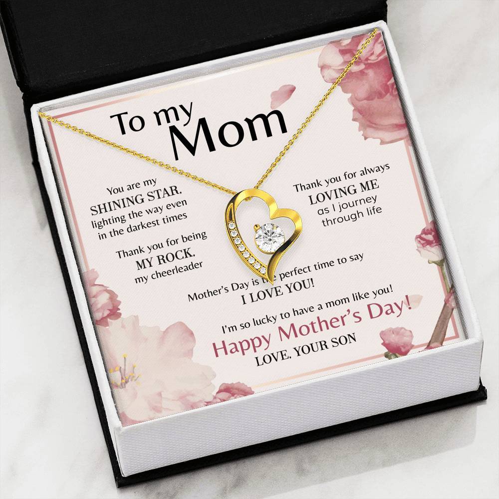 litzzy To My Mom - Forever Love - I Love You Mother Jewelry   
