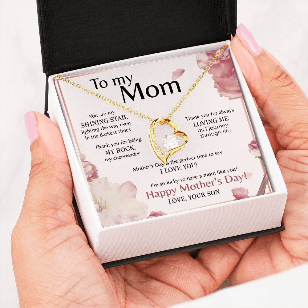 litzzy To My Mom - Forever Love - I Love You Mother Jewelry   