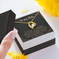 litzzy To My Wife Never Forget That I Love You - Wife Appreciation Day Gift Forever Love Necklace - Necklace Gift For Her, Wife, Girlfriend, Anniversary, Wedding, Valentine, Birthday with Message Card Jewelry   