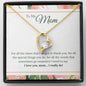 litzzy Litzzy Forever Love Necklace To my Mom, I Love You Mom I Really Do  Mothers Day Jewelry, Necklace gifts set from Son, Daughter Jewelry   