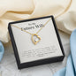 litzzy To My Future Wife - My Last My Everything - Litzzy Forever Love Necklace - Necklace for Wife from Husband Jewelry 18K Yellow Gold Finish Standard Box 