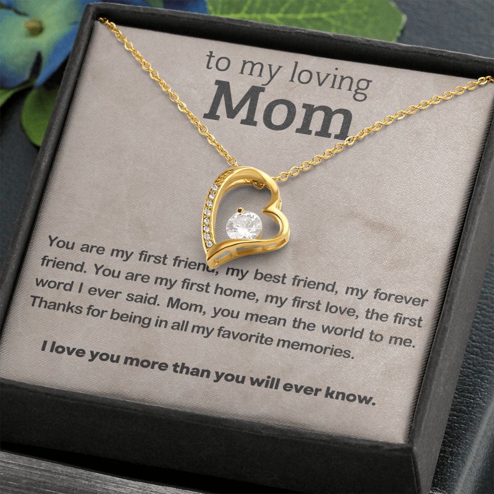 litzzy Mom - Favorite Memories - Forever Love Necklace - Litzzy Mother's Day Gifts Necklace Jewelry   